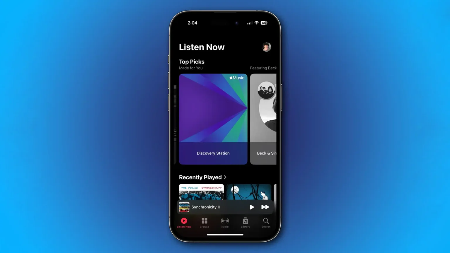 Apple Music, kullanıcıların şarkı keşifleri yapması için yeni bir istasyon ekliyor