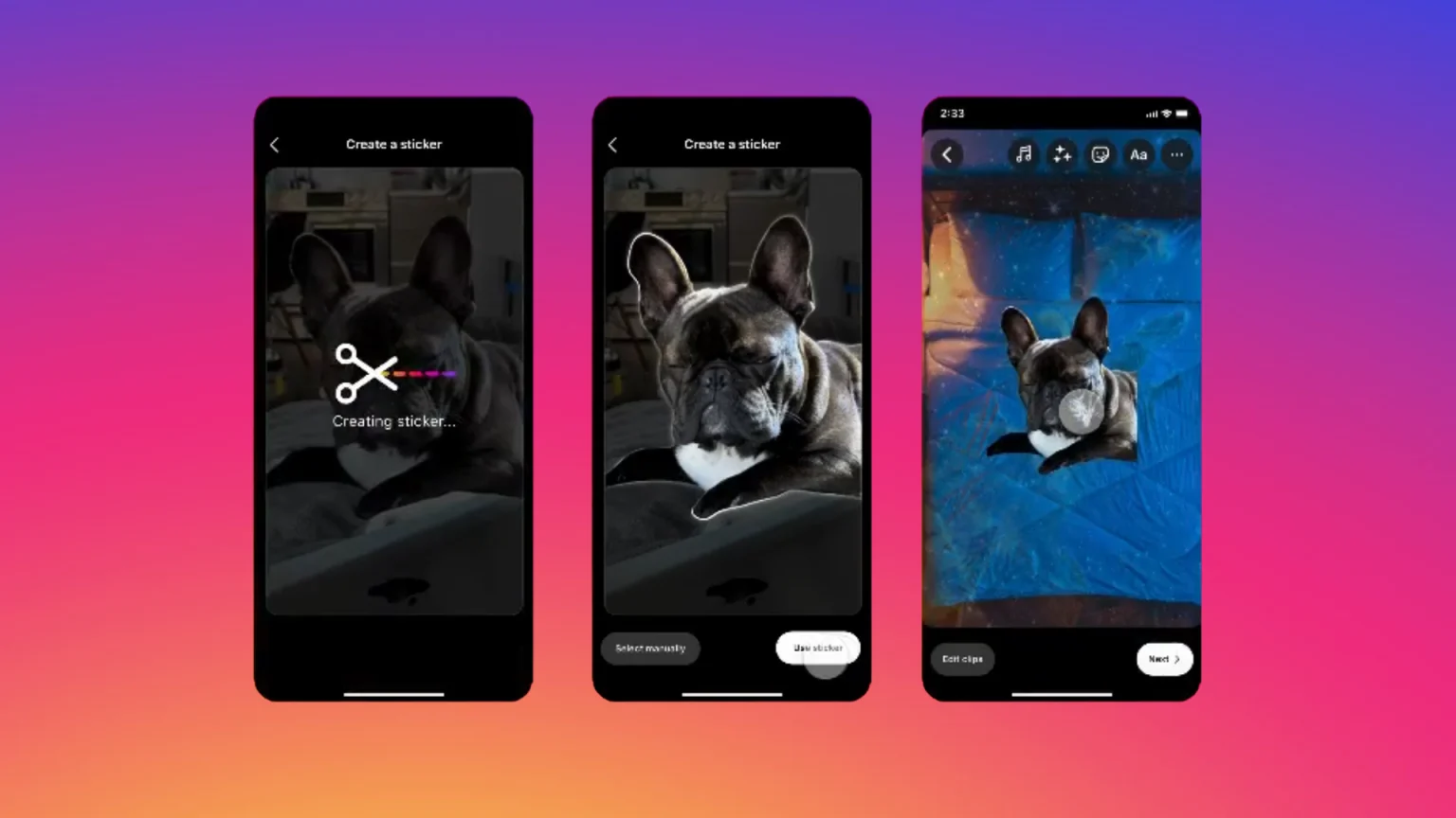 Instagram, fotoğrafları çıkartmalara dönüştüren yeni bir özellik test ediyor