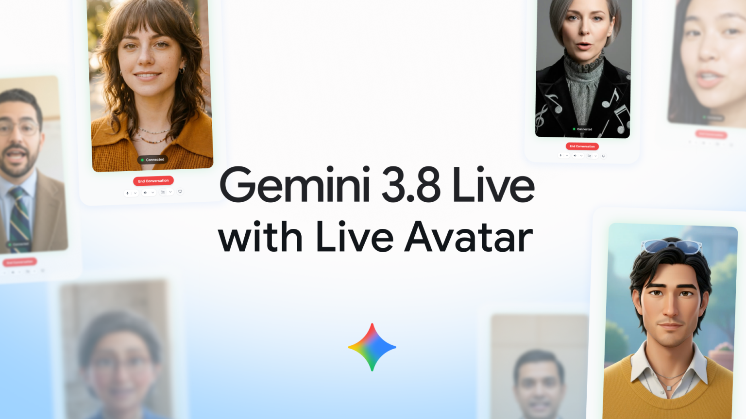 Google, Gemini 3.8 Live’a yapay zeka avatarları ekledi